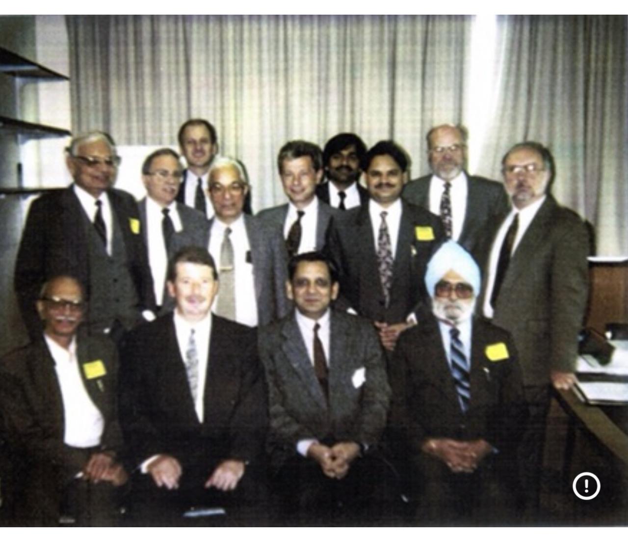 Meeting at Polaroid Corporation, Cambridge, USA 1996