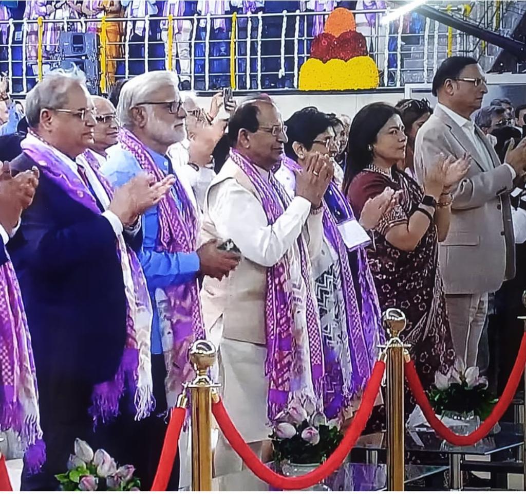 Meeting with Prabhu Chawla (India Today), Prof Jagdish Mukhi former Governor of Assam, Kiran Bedi Former Lieutenant Governor of Puducherry, Meenakshi Lekhi union Minister, Rajat Sharma (India TV)